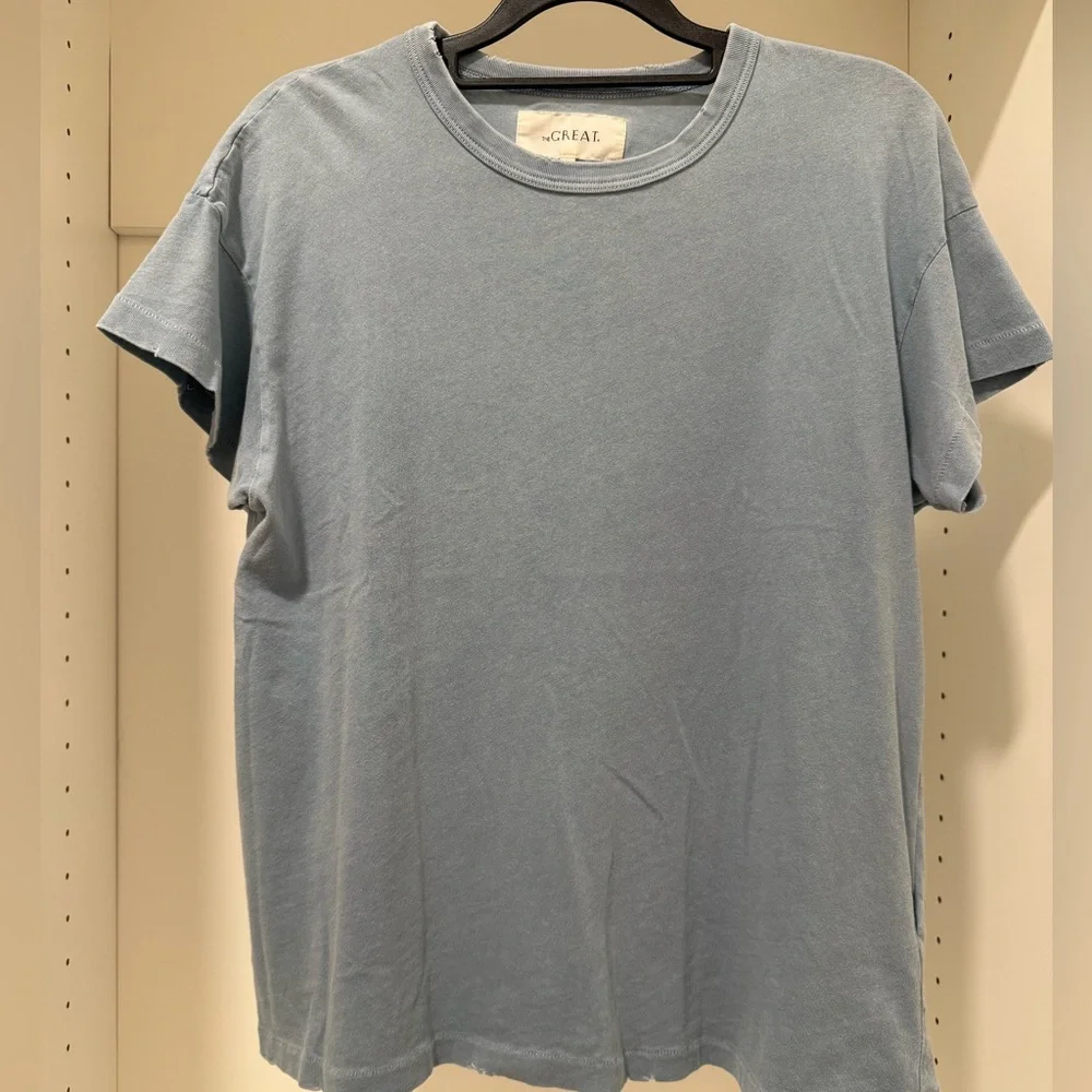 The Great Blue Boxy Crew T-shirt - Picture 1 of 4